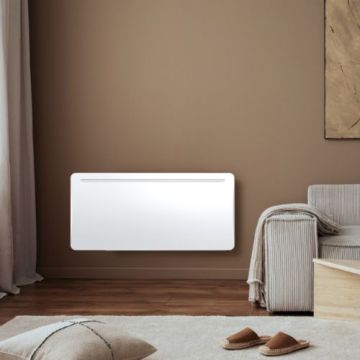 BATILEC Alen Radiateur connecté à inertie céramique horizontal blanc 2000W - BAT049884