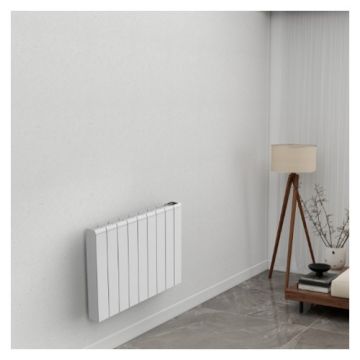 BATILEC Zilo Radiateur connecté à inertie céramique horizontal blanc 2000W - BAT050005