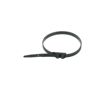 BATILEC Colliers d'installation noirs 180x9mm - 100 pièces - BAT047845