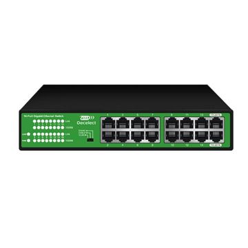 DECELECT Switch ethernet 16 ports 1 Gb 19" - DCSW116G