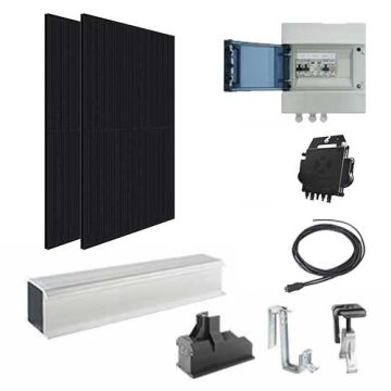 Kit solaire autoconsommation 750W DMEGC + micro-onduleur APS - Toiture tuile