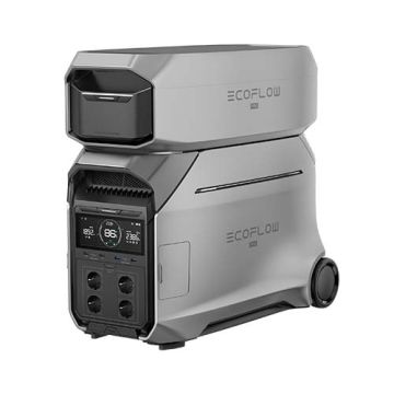 ECOFLOW Batterie nomade portable DELTA PRO 3 + Batterie supplémentaire intelligente EB