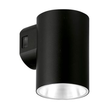 ENLITE Applique extérieure ronde LED descendante IP65 230V 5W 510lm CCT noir - WL6/CS