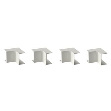 GGK Angles intérieurs blanc pour moulure électrique 22x12mm- lot de 4