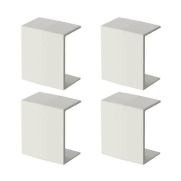 GGK Jonction pour moulure électrique 7x12mm blanc - lot de 4