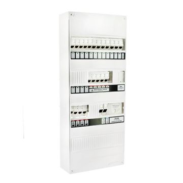 IKEPE Coffret de communication Grade 3TV - 12RJ45 modulaire avec DTIO
