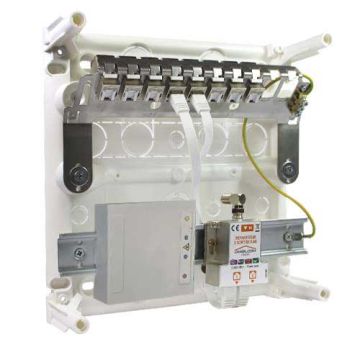 coffret de communication IKEPE Grade 2TV Start compact - 8RJ45