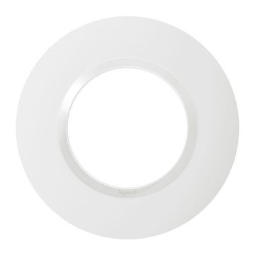 LEGRAND Dooxie Plaque simple ronde blanc - 600980