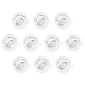 Lot 10 spots Carat Miidex encastrables