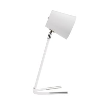 PAULEEN Lampe à poser E14 TRUE ALLY 230V hauteur 43cm blanc argent - 48097