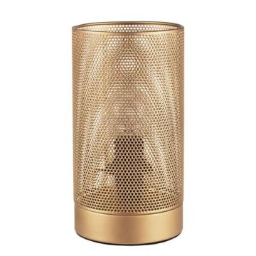 lampe à poser Paulmann dorée en mesh