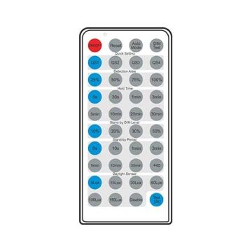 Télécommande pour détecteur de mouvement pour éclairage high bay et linéaire