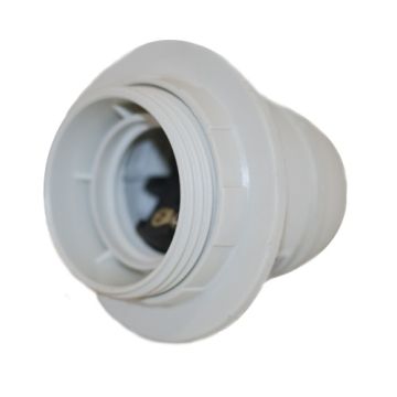 Douille plastique E27 simple bague