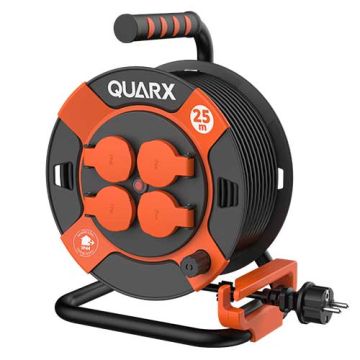 QUARX Enrouleur électrique pro 25m H07RN-F,3G2.5 - 6654