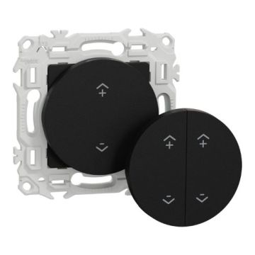 SCHNEIDER Wiser Odace Interrupteur centralisé sans fil 2 ou 4 boutons poussoirs noir onyx - S940531