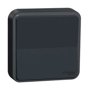 SCHNEIDER Mureva Styl Interrupteur va et vient étanche complet encastré gris IP55