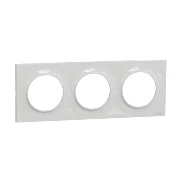 SCHNEIDER Odace Styl Plaque triple  gris pierre - S520706A1