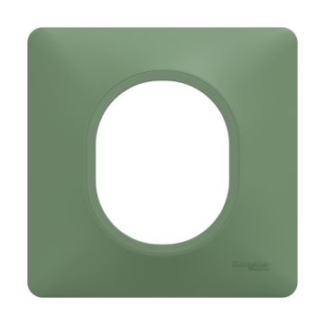 SCHNEIDER Ovalis Plaque simple vert foret - S320702B