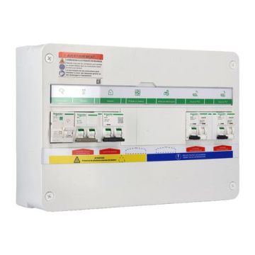 SCHNEIDER Rési9 Energy Center Coffret 18 modules 1 rangée mono 9kWc pour onduleur centralisé - R9HPV118A19