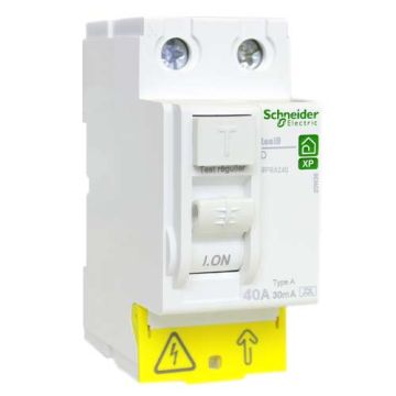 Interrupteur différentiel SCHNEIDER 40A 30mA type A Resi9 XP - R9PRA240