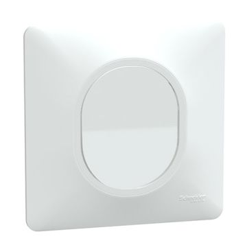 Interrupteur va et vient SCHNEIDER Ovalis complet blanc - S320204-F