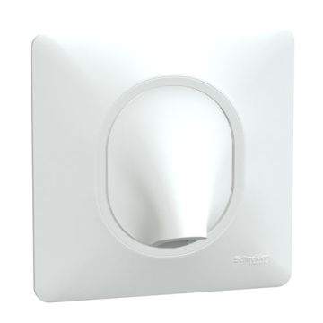 Sortie de câble SCHNEIDER Ovalis complet blanc - S320662-F