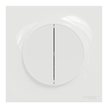 SCHNEIDER Odace Interrupteur double va et vient complet blanc - S520214-F