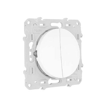 SCHNEIDER Odace Mécanisme interrupteur double poussoir