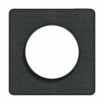 SCHNEIDER Odace Touch Plaque simple Kvadrat ombre avec liseré anthracite - S540802KB