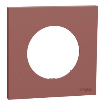 SCHNEIDER Odace Plaque simple rose grenat - S905702