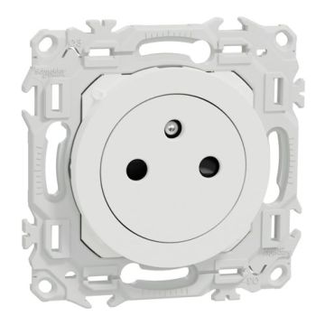 lot de 108 prises affleurantes Schneider Odace blanc craie