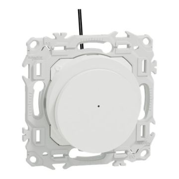 SCHNEIDER Odace Interrupteur à carte à voyant lumineux 10A blanc craie - S920283