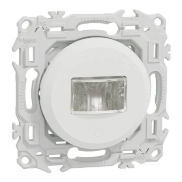 SCHNEIDER Odace Détecteur de présence et mouvement 3 fils avec neutre blanc craie - S920526