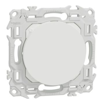 SCHNEIDER Odace Obturateur blanc craie - S920666