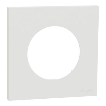 lot de 168 plaques de finition Schneider Odace blanc craie