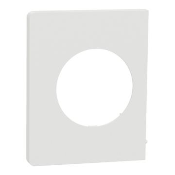 SCHNEIDER Odace Architecte Plaque simple latérale blanc craie - S920800