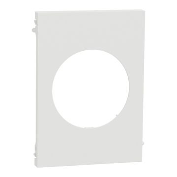 SCHNEIDER Odace Architecte Plaque simple centrale blanc craie - S920801