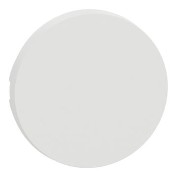 SCHNEIDER Odace Enjoliveur interrupteur va et vient/poussoir blanc craie - S929200