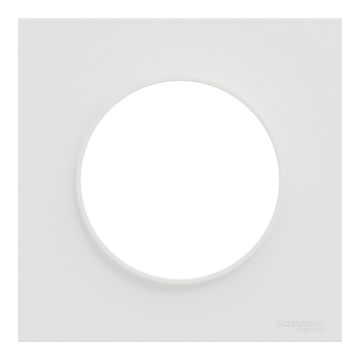 lot de 168 plaques de finition Schneider Odace® en blanc mat - vue de face
