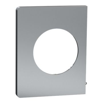 SCHNEIDER Odace Architecte Plaque simple latérale titane - S930800