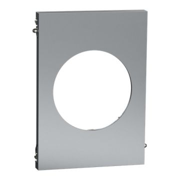 SCHNEIDER Odace Architecte Plaque simple centrale titane - S930801