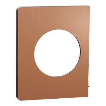 SCHNEIDER Odace Architecte Plaque simple latérale cuivre - S931800