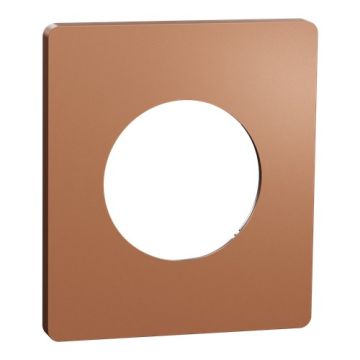 SCHNEIDER Odace Architecte Plaque simple cuivre - S931802