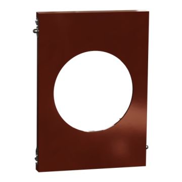 SCHNEIDER Odace Architecte Plaque simple centrale sienne émaillé - S936801