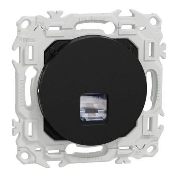 prise RJ45 Schneider Odace noir