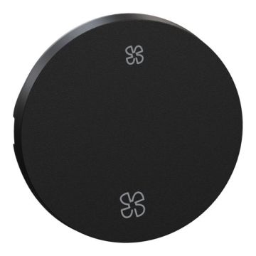 Enjoliveur interrupteur VMC Schneider Odace noir