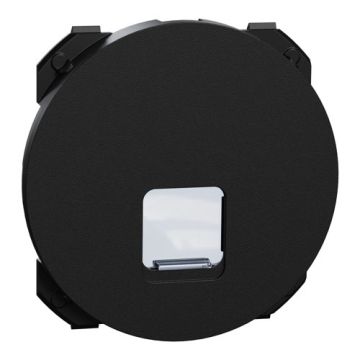 enjoliveur prise RJ45 noir mat Schneider Odace
