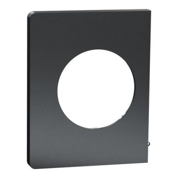 plaque de finition latérale Schneider Odace Architecte effet Perle Noire