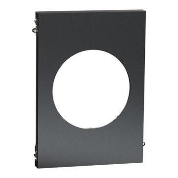 plaque de finition centrale Schneider Odace Architecte effet Perle Noire