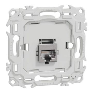 SCHNEIDER Odace Prise RJ45 grade 2TV à 3TV catégorie 6 STP sans enjoliveur - S980476